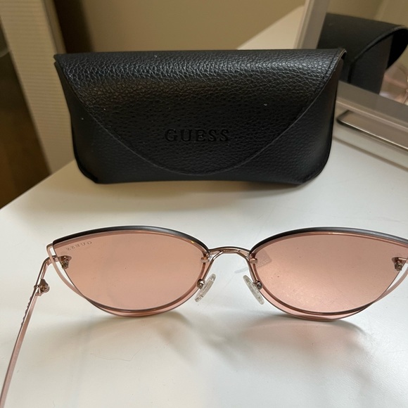 Rose gold cat eye sunglasses - Picture 6 of 11